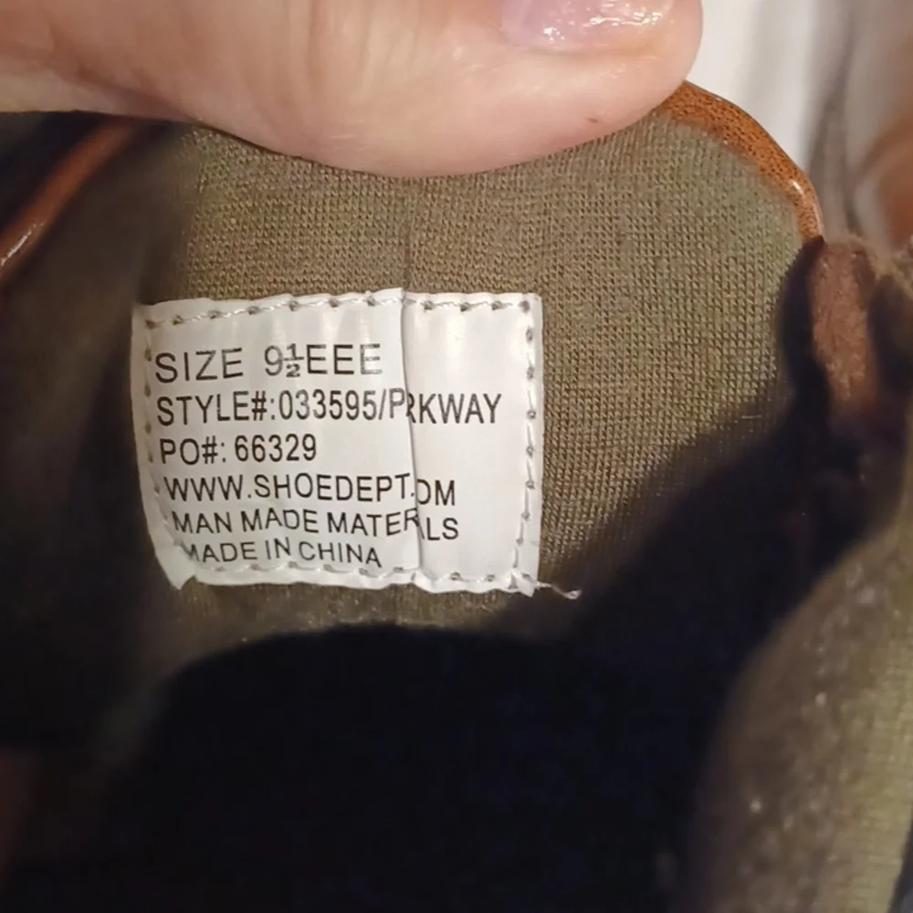 Men's Brown Boots Size 9.5 EEE  Asheford Hayes